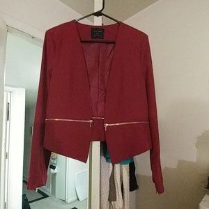 Burgundy Blazer